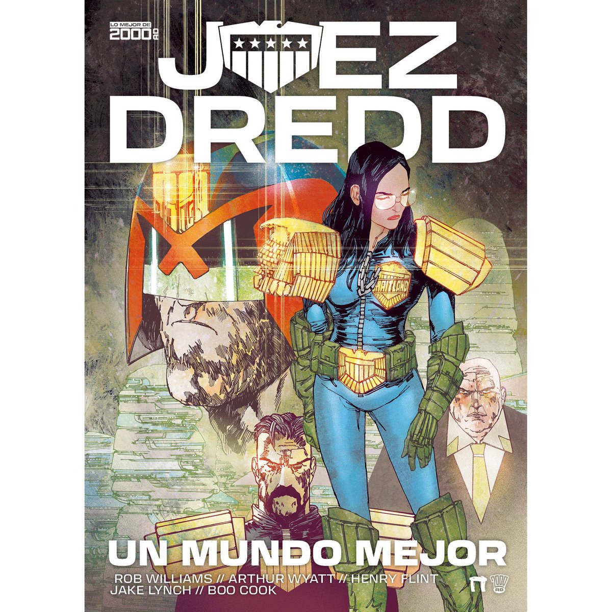 sddist's tweet photo. ⚖️ ¡Embárcate en Juez Dredd: Un mundo mejor! 🔥 ¿Podrá la Juez Maitland construir un mundo sin crimen? Descúbrelo en este thriller político de la mano de @DolmenEditorial. #JuezDredd #UnMundoMejor #ComicsLovers #LecturaImprescindible 📖 https://t.co/59QYiLUHoI