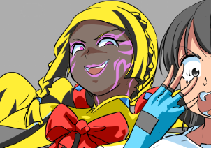 怪人化ヒロインデザイン 凝ってみた 