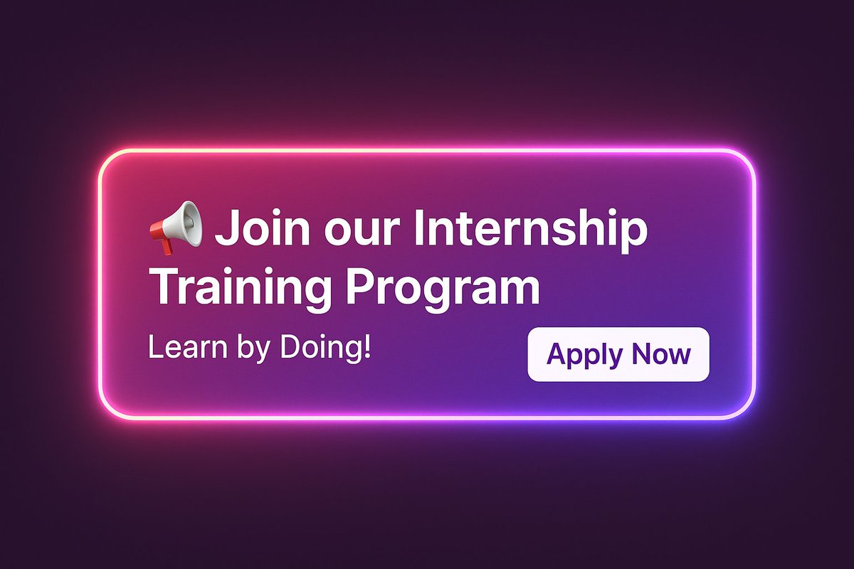 “I’m not ready.”

You never will be - until you start.

Only for those who are ready to build.
🔗 Apply Here: skillcaptain.app/internship

#100DaysOfCode #Coding #LearnToCode #Python