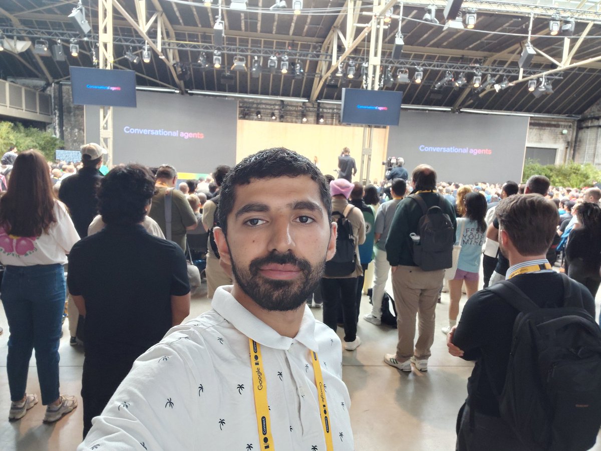 So happy to be at the #GoogleIOConnect Berlin #BuildwithGemini