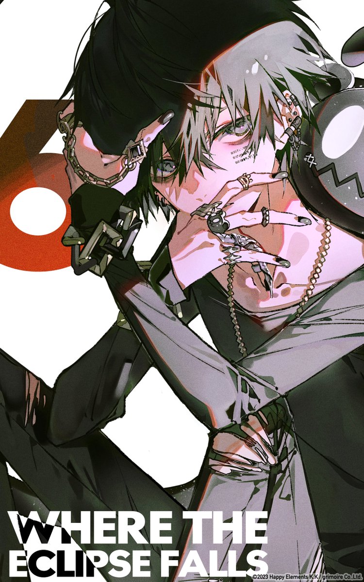 リバースブルーxリバースエンド「Where the Eclipse Falls」のイラスト描かせていただきました！✨
是非よろしくお願い致します！🙏

#リバxリバ #リバースブルーxリバースエンド