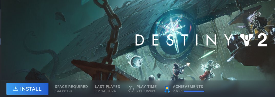 cfeather90's tweet photo. I have 1114.5 hours in Destiny 2.
Thats an issue https://t.co/DhQzTIw2lE