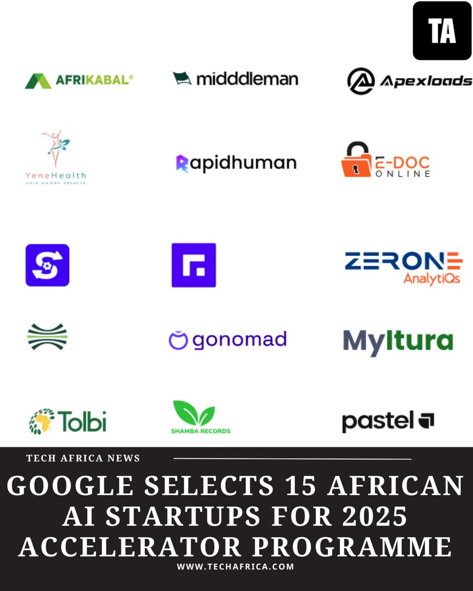 African innovation shines as Google announces 15 startups for its Accelerator: Africa Class 9!

This program offers mentorship, Google Cloud credits, and global networking to scale their impact. Learn more about these transformative startups.

f.mtr.cool/dilxevaepf