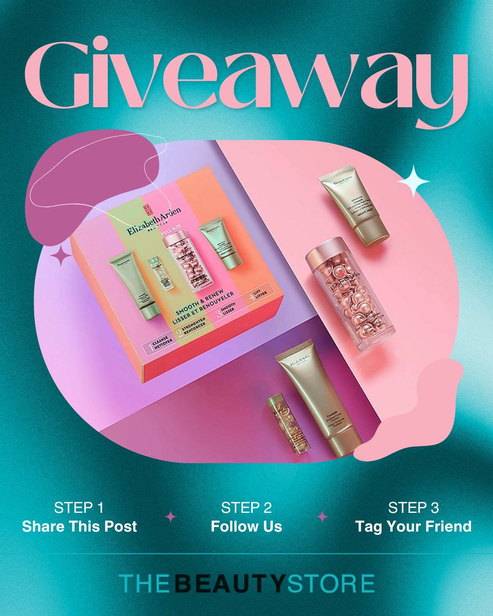 thebeautystore's tweet image. Have you entered our Elizabeth Arden giveaway yet?

#Giveaway #TheBeautyStore #ElizabethArden #UKBeautyGiveaway #SkincareFavourites #DoubleYourChances #BeautyGiveaway #GlowUp #BeautyCompetition #SkincareAddict