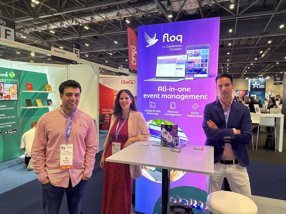 Day 1 at #TMS25 is here!
Find us at stand F81 with MESA 💡

👋 Sjoerd, Marlen &amp; Paul are ready to chat
🕛 12:00 Floq pitch
🔥 15:00 Campfire with Marlen
🍽️ Want to join the MESA Refresh Dinner? DM us for details
📲 Book a meeting via the app
💜 Spot the Floq bird