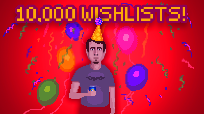 10,000 wishlists! 🎉 I honestly didn’t expect to reach this milestone so soon. To celebrate, I’m excited to announce that a playable demo will be available soon! 
I can’t wait for you to try it out.

 #solodev #IndieGameDev #SteamWishlist