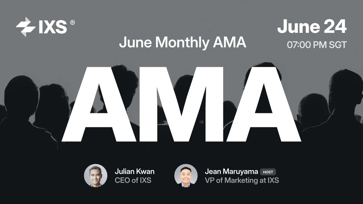 🚨 June AMA Recap: IXS Bitcoin Real Yields &amp; Institutional Momentum

In our June AMA, CEO <a href="/julian2kwan/">Julian Kwan</a> wrapped a major U.S. tour and shared key insights from BTC Vegas, Silicon Valley Summit, and beyond.

▪️Bitcoin is going institutional - 220+ firms now hold $BTC as treasury