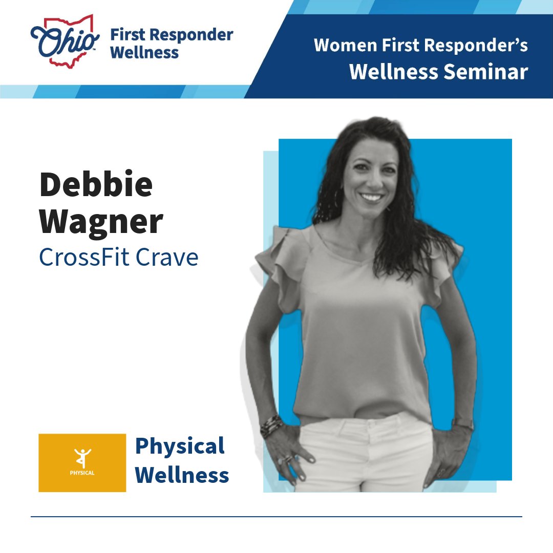 OhioLER's tweet image. Tomorrow marks the kickoff of the first Women First Responder's Wellness Seminar! Meet two more of our incredible speakers: Debbie Wagner, from @CrossFit Crave and Ashima Bahnot, from @OSUWexMed