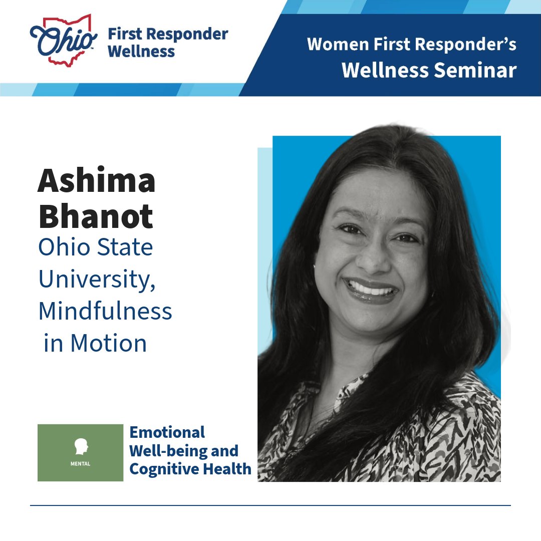 OhioLER's tweet image. Tomorrow marks the kickoff of the first Women First Responder's Wellness Seminar! Meet two more of our incredible speakers: Debbie Wagner, from @CrossFit Crave and Ashima Bahnot, from @OSUWexMed