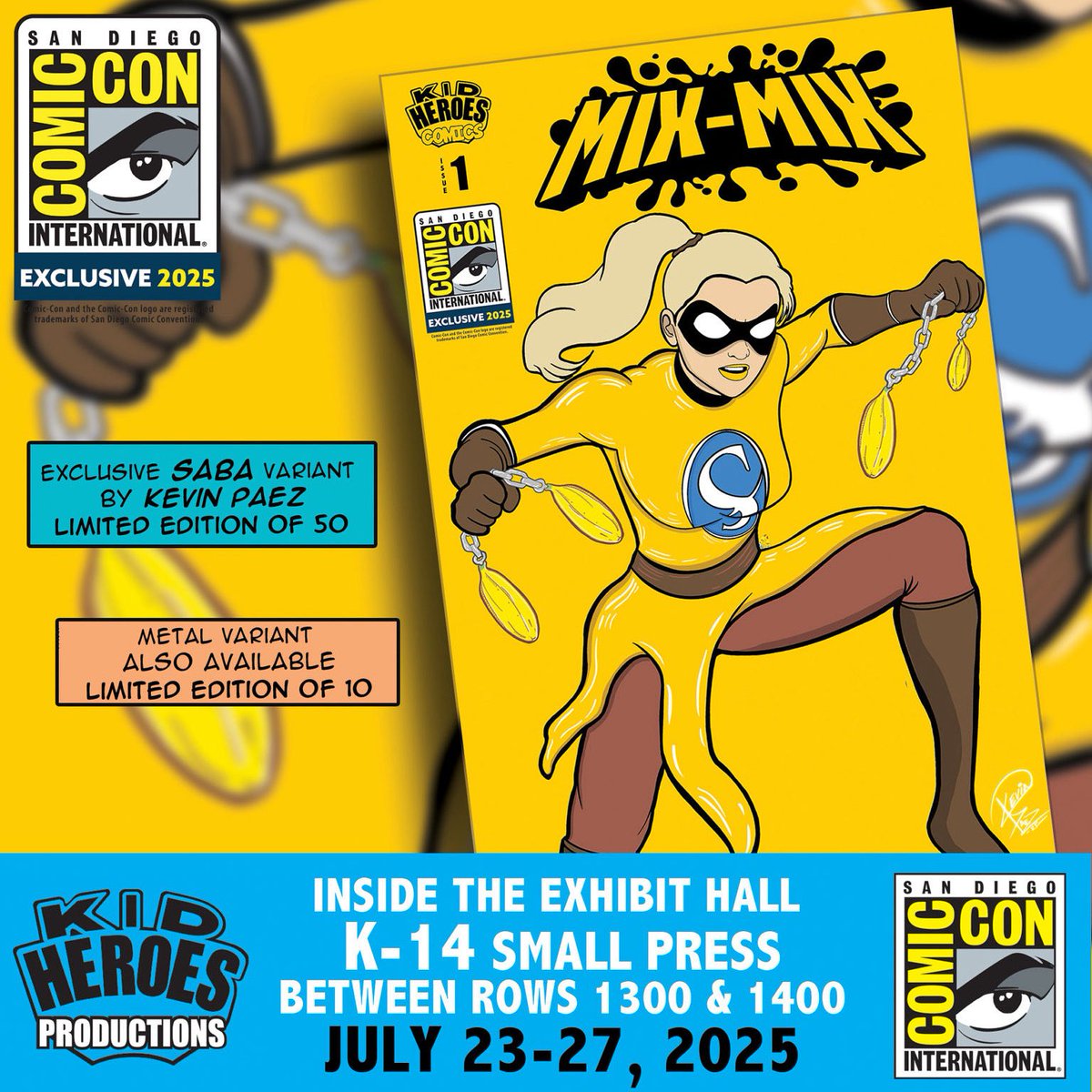 artbykevinpaez's tweet image. BIG ANNOUNCEMENT!!🍌🍌🍌🍌
SDCC Excluisve and Will Be A LE Run Will Be Available Only Inside SDCC @sdccblog
Huge S/O to @kidheroes @patricioginelsa For The Opprotunity
More Details On My Schedule Will Soon Be Released
#SDCC #comiccover #Saba #Lumpia #kidheroesproductions