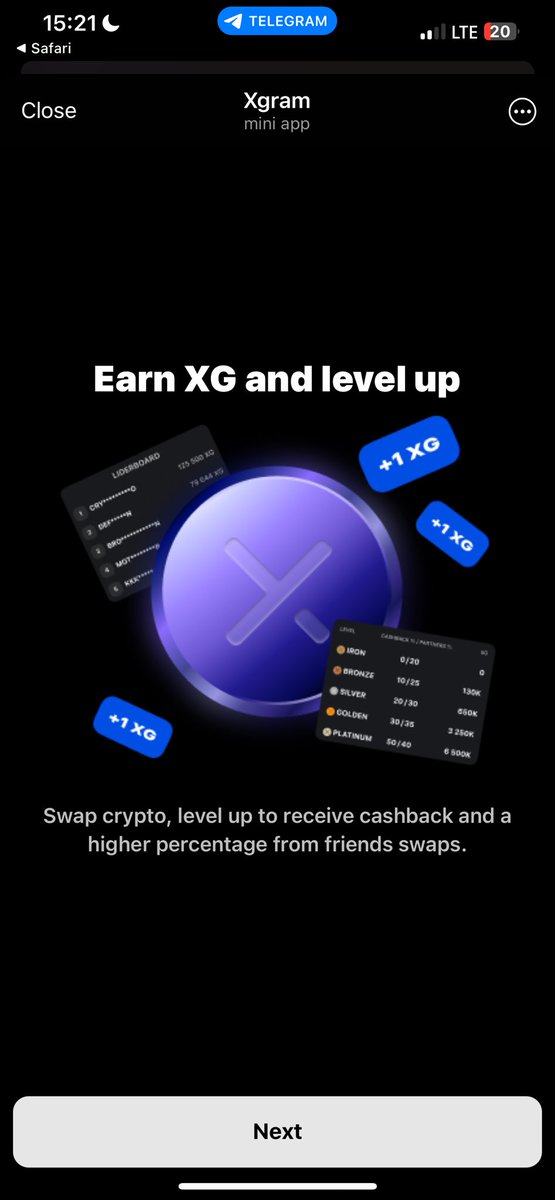 Slimzy455's tweet photo. 5: Telegram Mini-App & XG Tokens
📱 Swap on the go with Xgram’s Telegram mini-app! 🤖 Earn XG tokens for cashback with every trade – exclusive to Telegram users! 🎉 Join the community & start swapping: https://t.co/TmXo1RFA2j #Xgram #TelegramCrypto https://t.co/06tXZBobnW