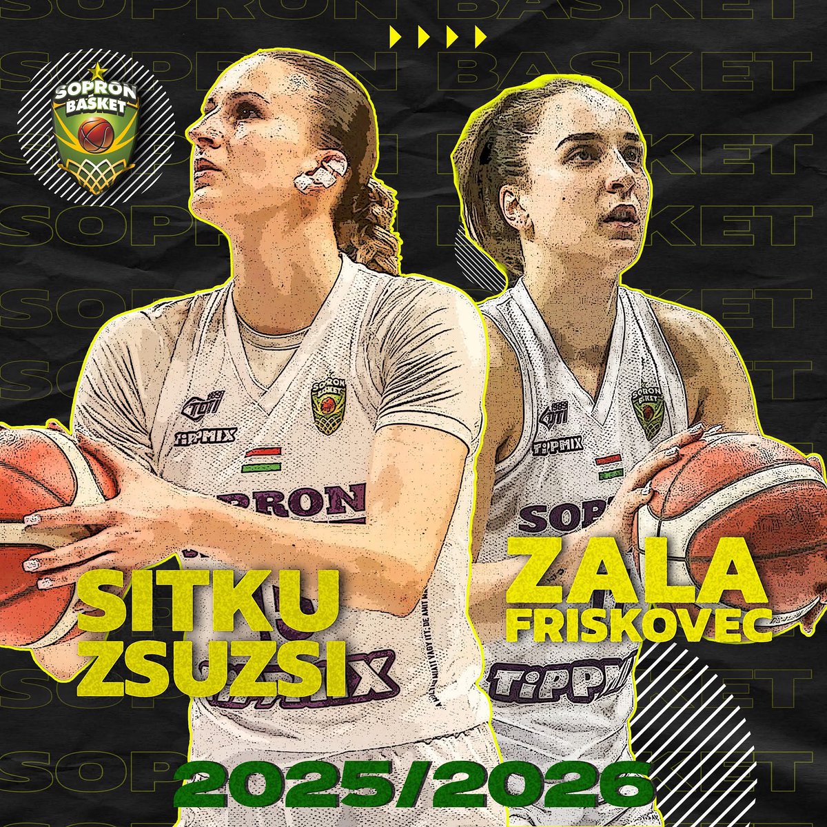 Vajkezű gólgyárosunk, Zala Friskovec és az Universiade válogatottal készülő Sitku Zsuzsi kétéves szerződésük második szezonját kezdik meg a 2025/2026-os évadban csapatunk színeiben. 

Részletek: facebook.com/share/p/172DPc…