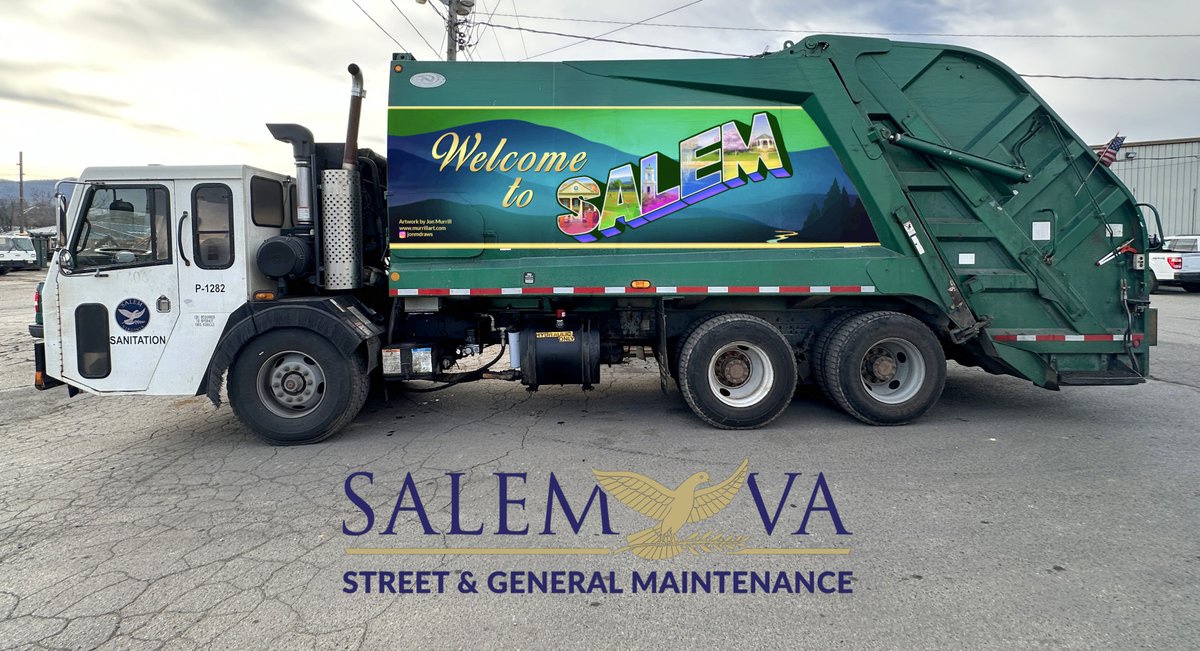 All #SalemVA City Offices are CLOSED July 3 and 4. Please note the following for that week's trash collection!
- All normal Thursday routes will be collected MONDAY, June 30
- All normal Friday routes will be collected TUESDAY, July 1
- All other collections days stay the same.