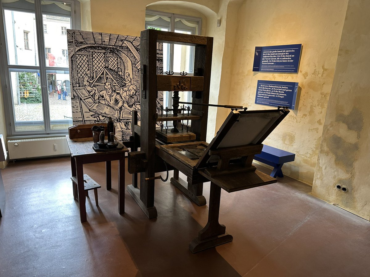 Today our #SBCReformation25 team learned about gospel preaching at Wittenberg, Luther’s defiance of the Pope &amp; his translation of the Bible, the violent iconoclasm of Andreas Karlstadt, and the Lucas Cranach print industry that mediated Luther’s theology to the world.