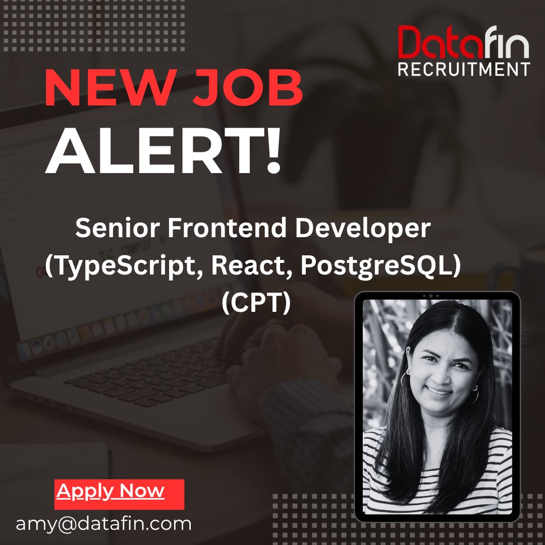 DatafinSA's tweet image. THE coding expertise of a Senior Frontend Developer by a dynamic Finance Platform where you will take the lead in building and scaling its Procurement Marketplace.

Apply here - datafin.com/job/senior-fro…

#seniorfrontenddeveloper #datafinrecruitment