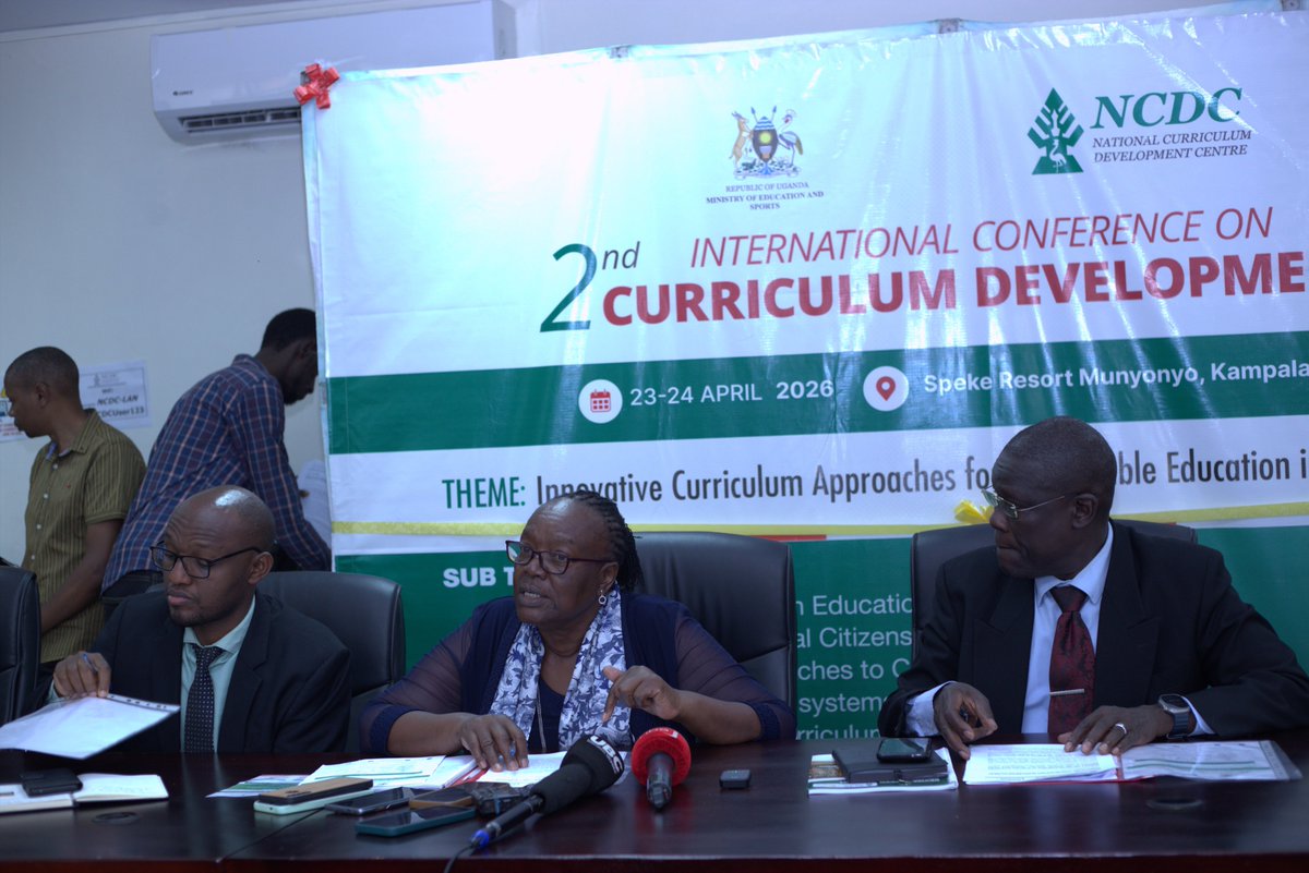 NCDCUg's tweet image. Today, @NCDCUg held a successful launch of the 2nd International Conference on Curriculum Development. The conference will be held on 23rd and 24th April, 2026.