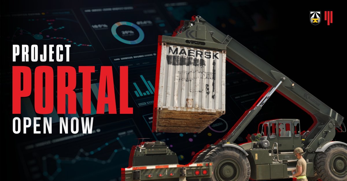 Predict, Optimize, Recommend, and Track for Adaptive Logistics (PORTAL) solicitation is open!

Can you provide Army commanders with a comprehensive logistics awareness and decision-making software?

Apply Now: hubs.la/Q03tyFHw0