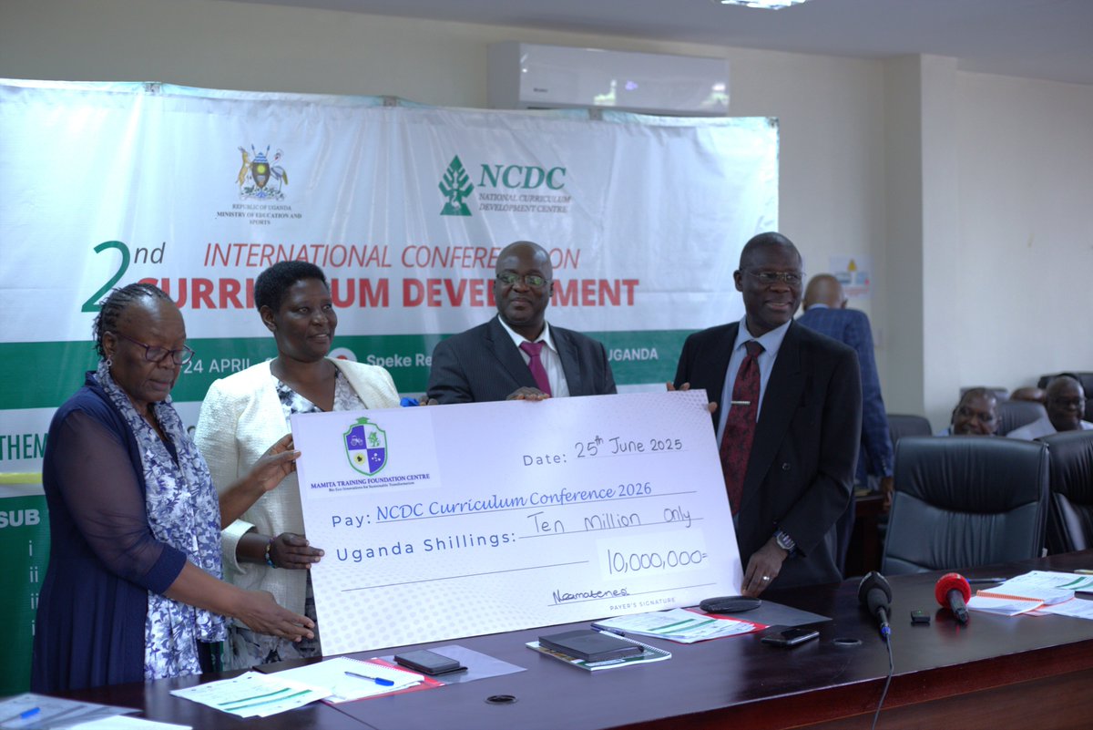 NCDCUg's tweet image. Today, @NCDCUg held a successful launch of the 2nd International Conference on Curriculum Development. The conference will be held on 23rd and 24th April, 2026.