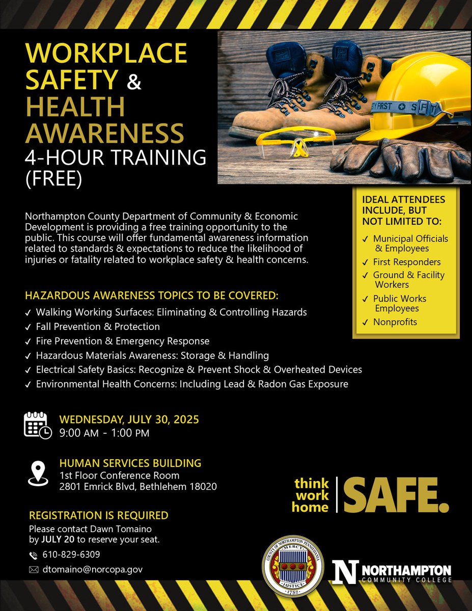 Sharing this FREE program hosted by Northampton County Department of Community &amp; Economic Development - deadline to sign up is July 20. Stay safe and healthy!