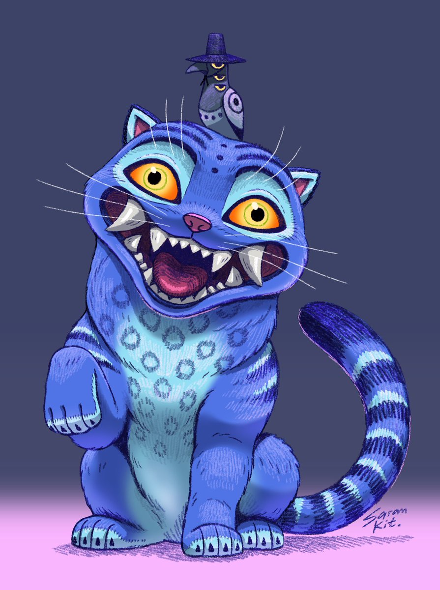 Demons are all evil!
The demon cat: