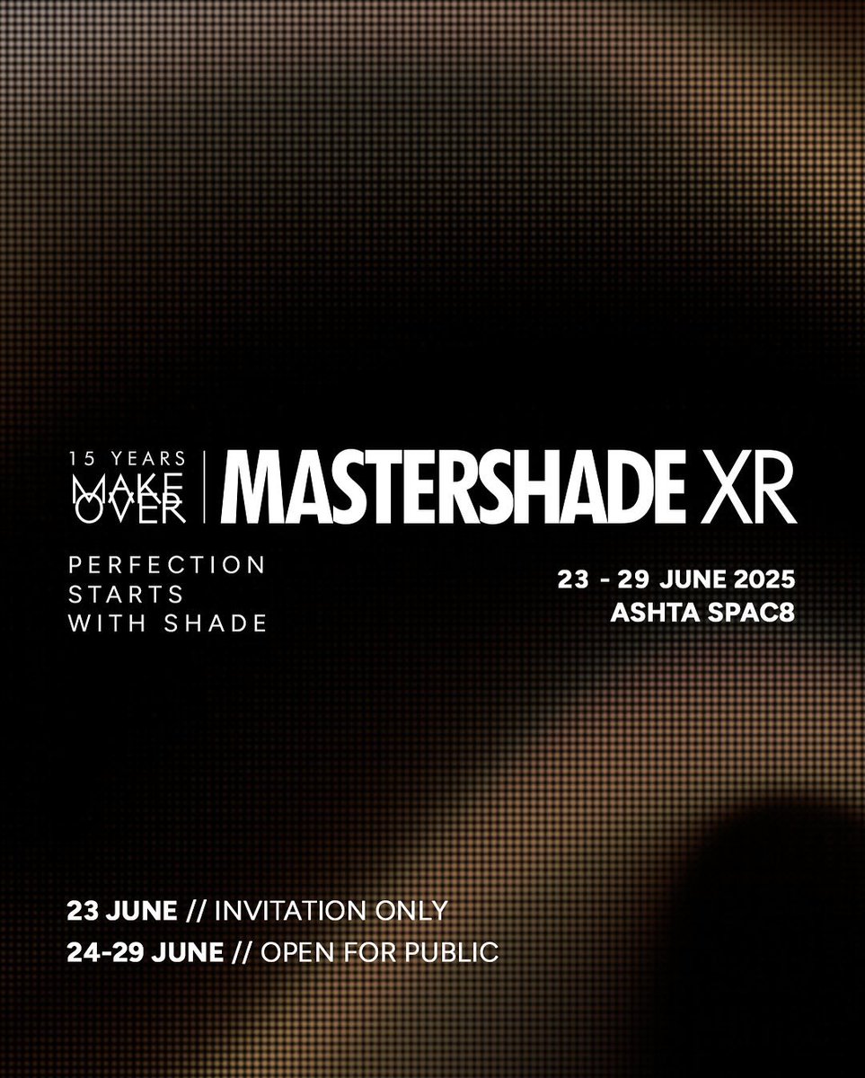 Girls! Jangan lupa, event Mastershade XR by Make Over udah dekat! Tanggal 23-29 Juni 2025 di Ashta Spac8, ini kesempatan kamu buat nemuin shade makeup yang perfect buat kulitmu!
#MakeOverMastershade