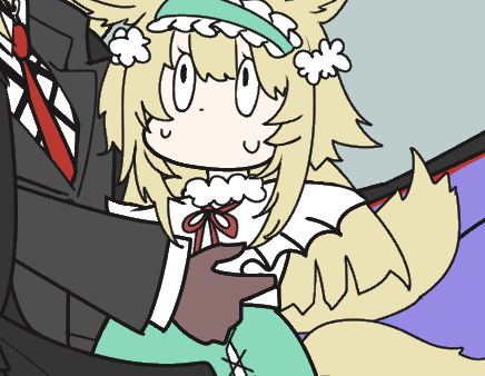 スズラン(アークナイツ) 「4コマを描いています。」|あおえのイラスト