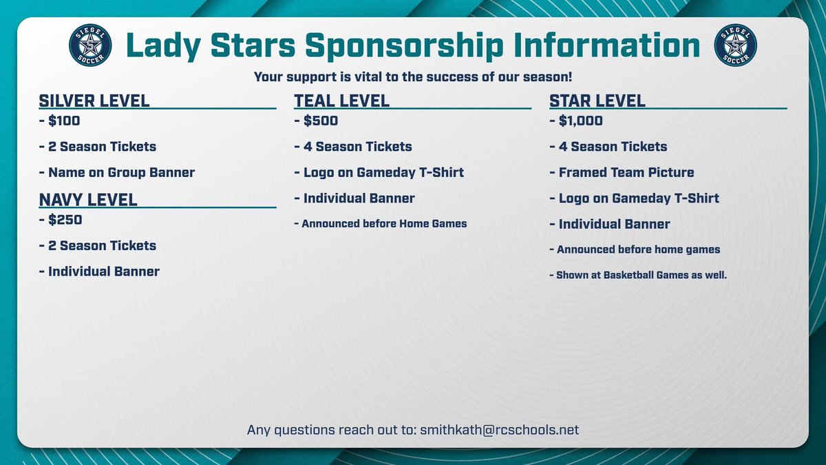 Siegel Women’s Soccer tweet media