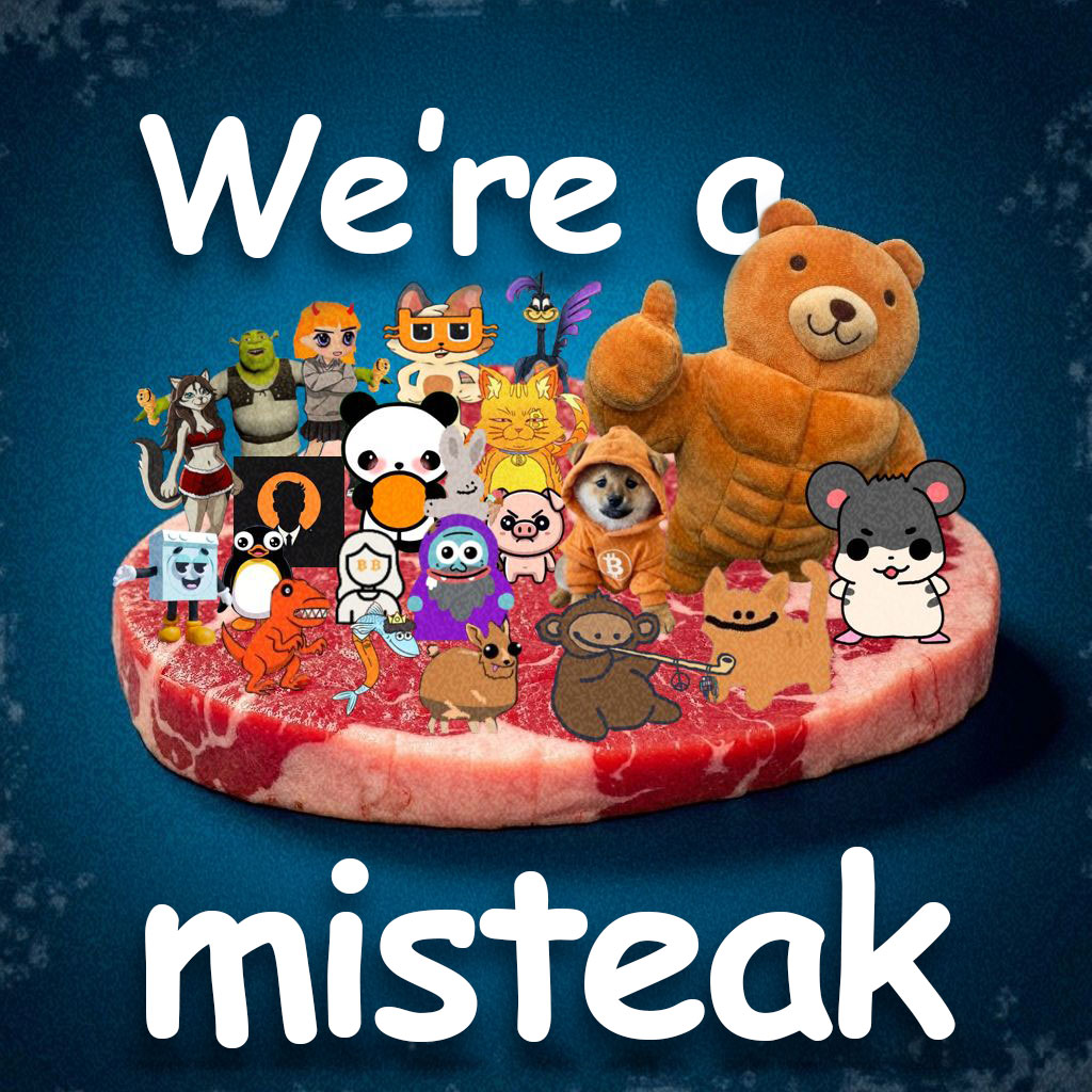 btc memecoins are a HUGE &amp; BEAUTIFUL misteak $BRO 🧡🥩