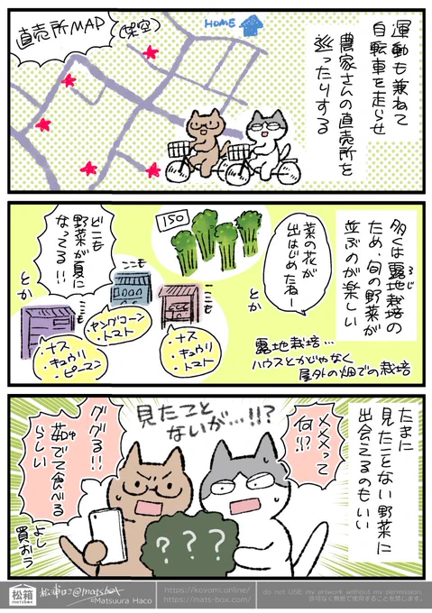 農家さんの直売所って好き

#松箱絵日記 