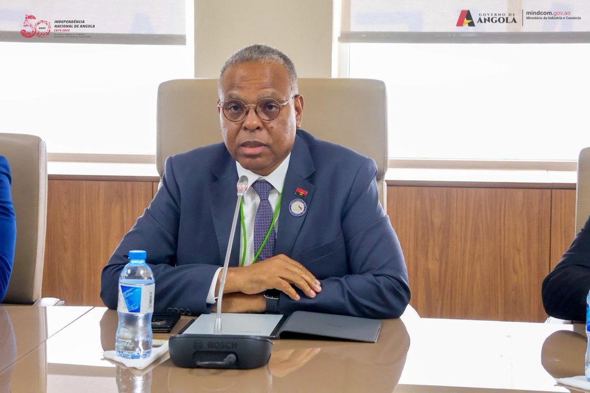 On the margins of the US-Africa Business Summit in Luanda, I paid a courtesy visit to Angola’s Minister of Industry and Commerce, Hon. Rui Miguêns de Oliveira. We exchanged views on Africa’s trade policy, industrial development, and strengthening bilateral ties between Rwanda and