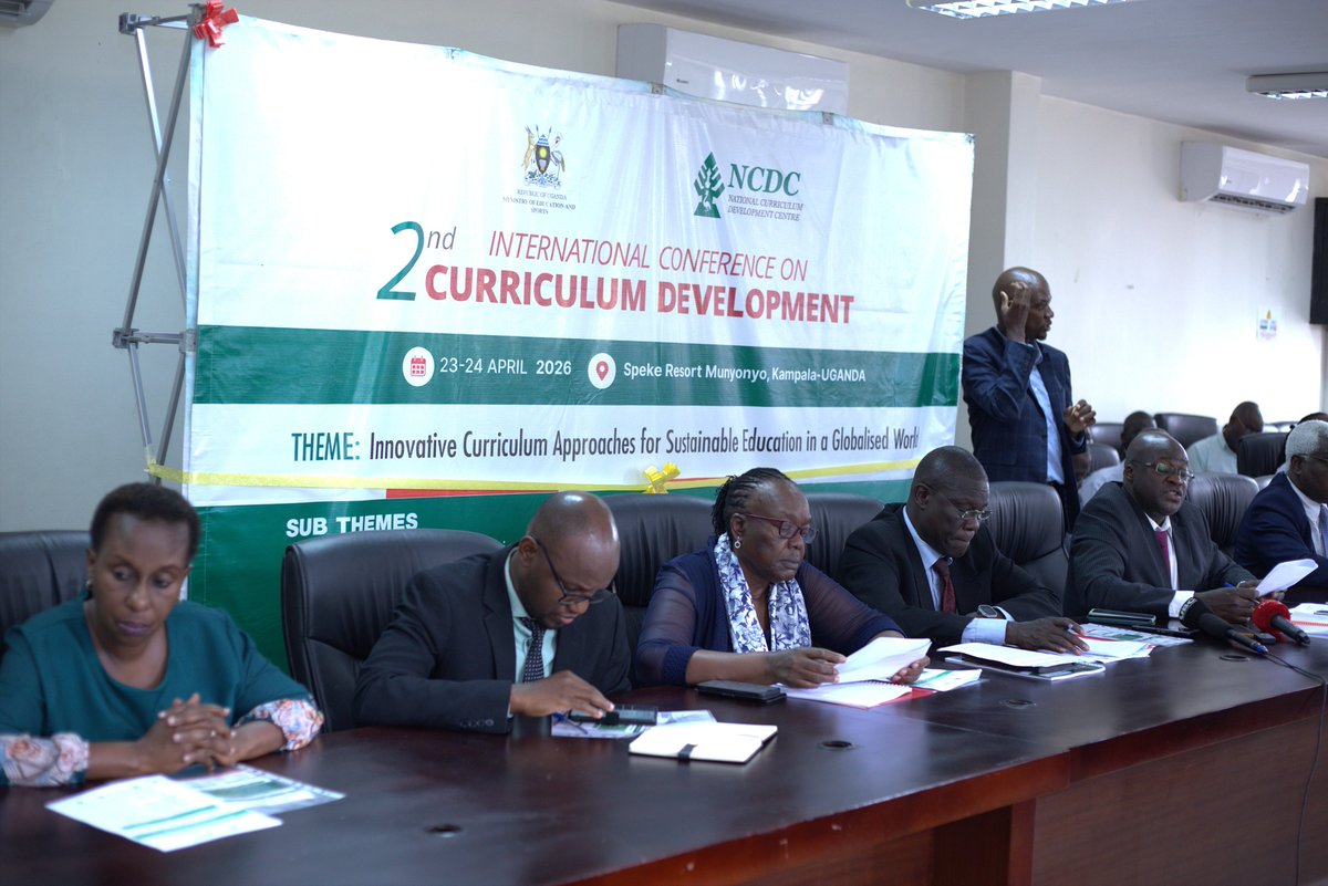 NCDCUg's tweet image. Today, @NCDCUg held a successful launch of the 2nd International Conference on Curriculum Development. The conference will be held on 23rd and 24th April, 2026.