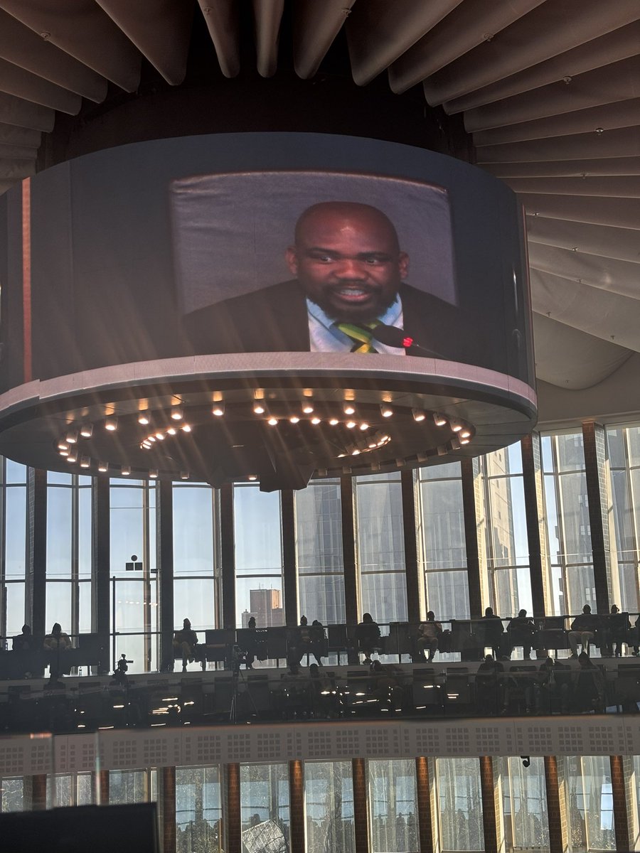 The Chair of Chairs <a href="/COCmarema/">COJ Chair of Chairs - Adolph Marema</a> takes over to preside over the motion of no confidence against the Speaker of Council. #JoburgCouncil