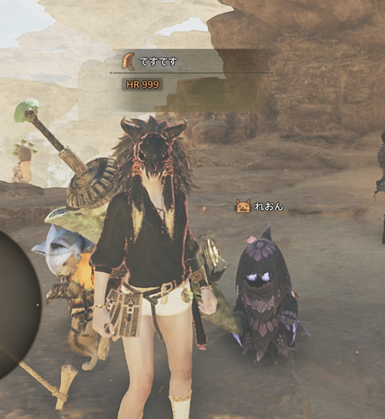 testes_game's tweet photo. HR999きたー　救難信号でアルベドを一生倒してたけどおもろかった　救難で４人埋まらなくなったら終わりだけどまだ大丈夫そ？
#モンハンワイルズ