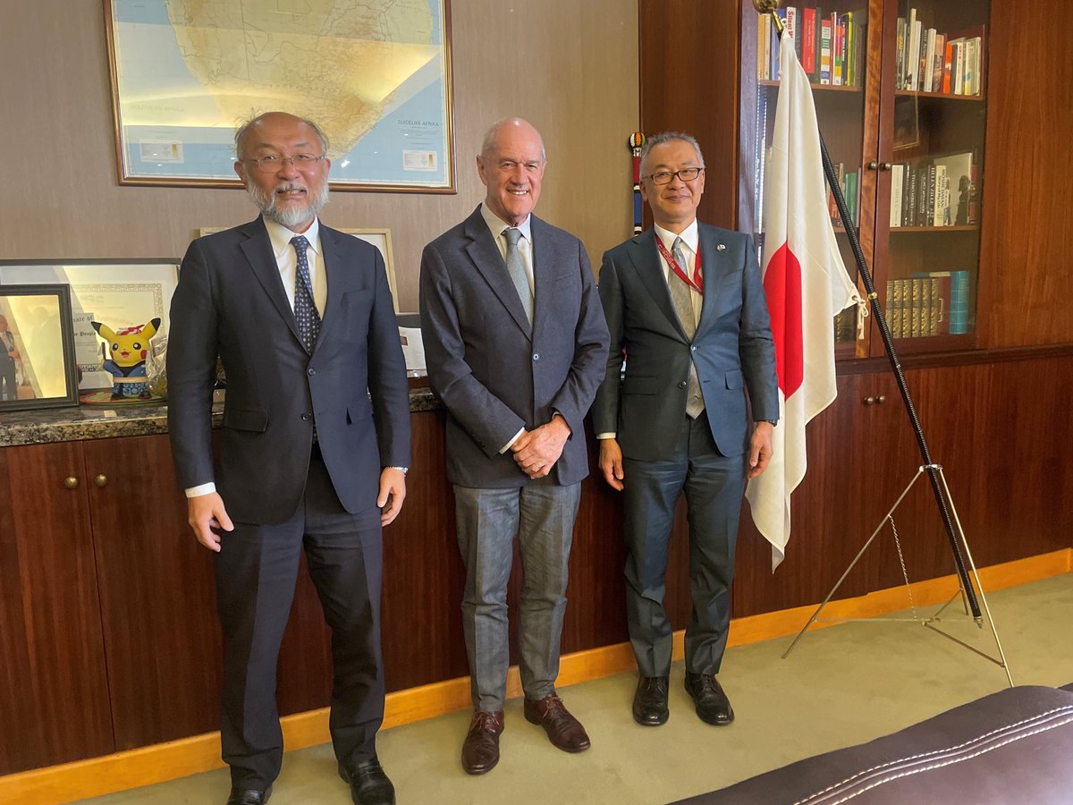 Embassy of Japan in South Africa/在南アフリカ共和国日本国大使館 (@jp_emb_insa) on Twitter photo Today, Ambassador Shimizu <a href="/JapanAmbinSA/">SHIMIZU Fumio, Ambassador of Japan</a> and Mr Naito received Mr Roelf Meyer at the embassy and exchanged opinions on Japan-South Africa relations as well as using dialogue to resolve conflict and challenges. Today, Ambassador Shimizu <a href="/JapanAmbinSA/">SHIMIZU Fumio, Ambassador of Japan</a> and Mr Naito received Mr Roelf Meyer at the embassy and exchanged opinions on Japan-South Africa relations as well as using dialogue to resolve conflict and challenges.