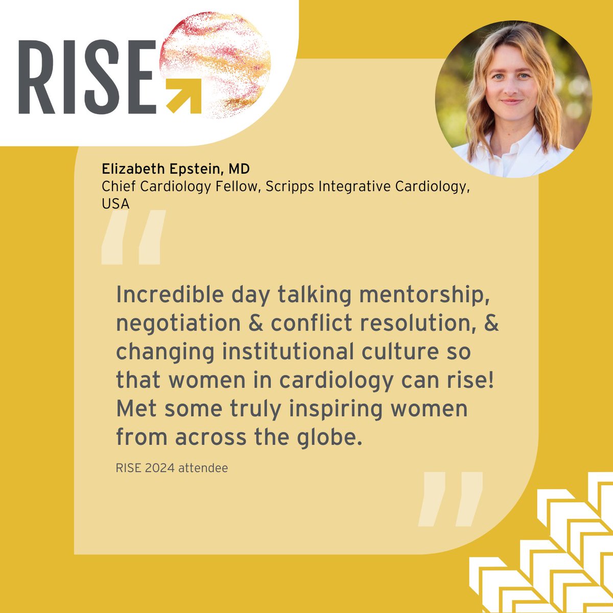 Women As One (@womenas1) on Twitter photo At #RISE2024, <a href="/lizziesageMD/">Elizabeth Sage Epstein, MD</a> connected with inspiring women & explored mentorship, negotiation and culture change. 🌍💬
RISE @ ESC Congress 2025 builds on that momentum. Join us in Madrid on August 28.
Register now: womenasone.org/programs-event…
#LetsRISE2025 #ESCCongress #WCCardio At #RISE2024, <a href="/lizziesageMD/">Elizabeth Sage Epstein, MD</a> connected with inspiring women & explored mentorship, negotiation and culture change. 🌍💬
RISE @ ESC Congress 2025 builds on that momentum. Join us in Madrid on August 28.
Register now: womenasone.org/programs-event…
#LetsRISE2025 #ESCCongress #WCCardio