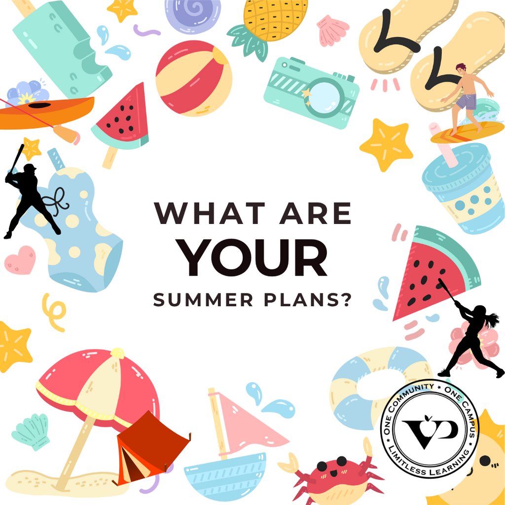 ☀️Summer’s here and we want to see your fun! Traveling, reading, swimming or playing sports, show us how you're spending break! 💙🧡 #VPPride #OneCommunity #SummerWithVP