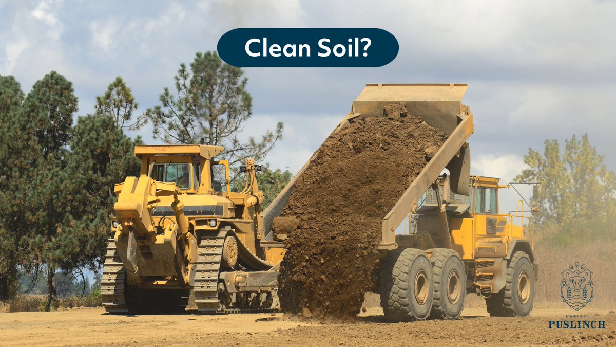 Have you been approached to allow excess ‘clean’ soil to be deposited on your property, for free or for payment? Beware, as the soil may be contaminated from a construction site outside of Puslinch.