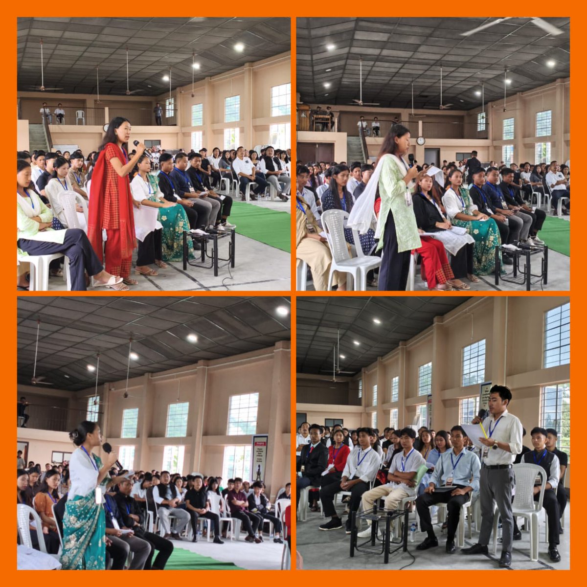 Commemorating 50 years of the National Emergency, a Mock Parliament was organised by @BJYMNagaland with BJP National VP Shri <a href="/MChubaAo/">M Chuba Ao</a> ji as Inaugural Guest, joined by State President Shri <a href="/YepthomiBen/">Benjamin Yepthomi</a> ji &amp; BJYM National Executive Member Shri <a href="/arvinddamani/">Arvind Damani</a>.

The 1975 Emergency
