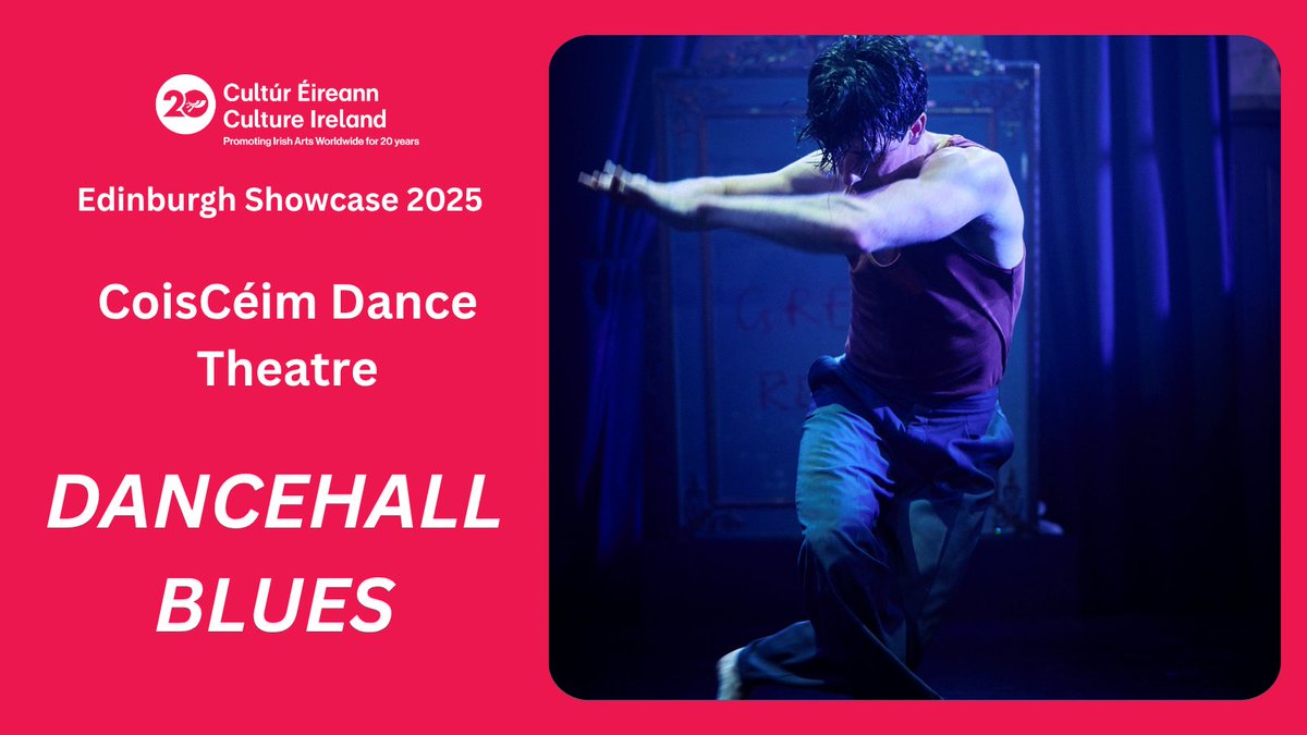 Culture_Ireland (@culture_ireland) on Twitter photo 📣 Announcing the Culture Ireland Edinburgh Showcase Programme - @coisceim's DANCEHALL BLUES by David Bolger!
📍 <a href="/AssemblyFest/">Assembly Festival</a> <a href="/DanceBase/">Dance Base Scotland</a> <a href="/edfringe/">Edinburgh Festival Fringe</a>
📆12 - 24 August
ℹ️ Info & Booking ➡️ Link in Bio
📝Written by David Bolger
Ireland’s dance theatre vanguards, CoisCéim 📣 Announcing the Culture Ireland Edinburgh Showcase Programme - @coisceim's DANCEHALL BLUES by David Bolger!
📍 <a href="/AssemblyFest/">Assembly Festival</a> <a href="/DanceBase/">Dance Base Scotland</a> <a href="/edfringe/">Edinburgh Festival Fringe</a>
📆12 - 24 August
ℹ️ Info & Booking ➡️ Link in Bio
📝Written by David Bolger
Ireland’s dance theatre vanguards, CoisCéim