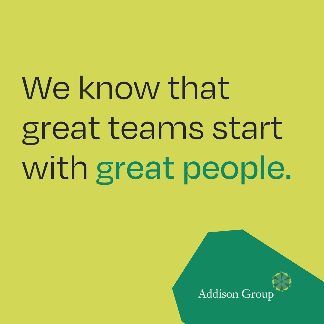 At Addison Group, our platform is people. We go beyond the resume to help you hire talent that builds business.