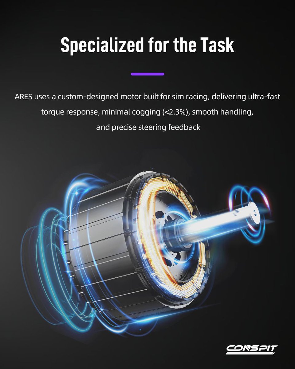 OfficialCONSPIT's tweet photo. ARES Series โTorque Upgrade Incoming
Max Torque:
10Nm โ Upgraded to 12Nm
18Nm โ Upgraded to 20Nm
PRO DRIVERS' CHOICE
๐ https://t.co/BCNjd4kZTi
๐ฑ https://t.co/2tHYDAFjMb
#Conspit #ProDriversChoice #SimracingWheel #Simracing #SimulatedRacing #RacingGear#ARESSeries https://t.co/E20IHbzo7t