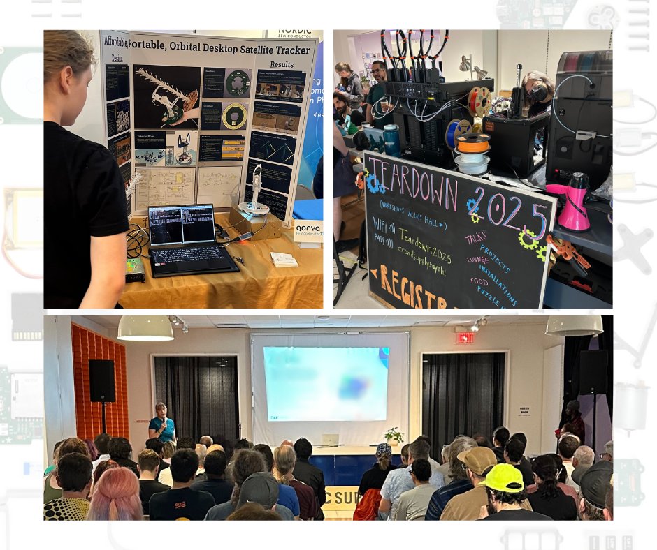 Qorvo, Inc. (@qorvoinc) on Twitter photo 🚀 We had a great time sponsoring Teardown 2025, hosted by <a href="/crowd_supply/">Crowd Supply</a>! The event highlighted many innovations and amazing projects. Learn more about the Qorvo RF Accelerator program: crowdsupply.com/qorvo/rf-accel…
#Teardown2025 #CrowdSupply #RFAccelerator #TechInnovation 🚀 We had a great time sponsoring Teardown 2025, hosted by <a href="/crowd_supply/">Crowd Supply</a>! The event highlighted many innovations and amazing projects. Learn more about the Qorvo RF Accelerator program: crowdsupply.com/qorvo/rf-accel…
#Teardown2025 #CrowdSupply #RFAccelerator #TechInnovation
