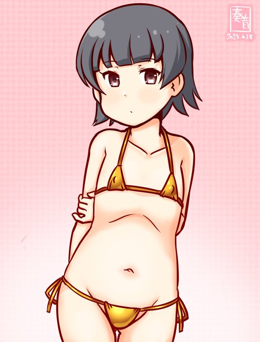 「なぁに?司令官…。
 何を…するの…?」

#艦これ版真剣お絵描き60分一本勝負_20250625
#霰 