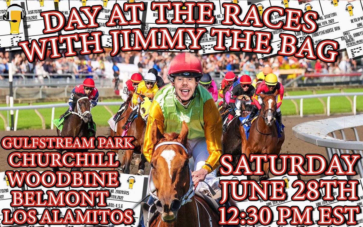 Jimmy the Bag (@jimmythebag) on Twitter photo We're 72hrs away from our Horse Racing Extravaganza on <a href="/PubSportsRadio/">Pub Sports Radio ™</a> starring <a href="/mtchickenchaser/">kreed</a> <a href="/gzertuche23/">Guillermo Zertuche</a> <a href="/Penyige_8/">Spenny Penny Bombs</a> <a href="/josebouquett/">Jose Bouquett</a> & more! Equine superstars Thorpedo Anna, Sierra Leone & Mystik Dan will be in action. Stock up your booze & LETS GET THAT CASH! HYAH! HYAH! We're 72hrs away from our Horse Racing Extravaganza on <a href="/PubSportsRadio/">Pub Sports Radio ™</a> starring <a href="/mtchickenchaser/">kreed</a> <a href="/gzertuche23/">Guillermo Zertuche</a> <a href="/Penyige_8/">Spenny Penny Bombs</a> <a href="/josebouquett/">Jose Bouquett</a> & more! Equine superstars Thorpedo Anna, Sierra Leone & Mystik Dan will be in action. Stock up your booze & LETS GET THAT CASH! HYAH! HYAH!