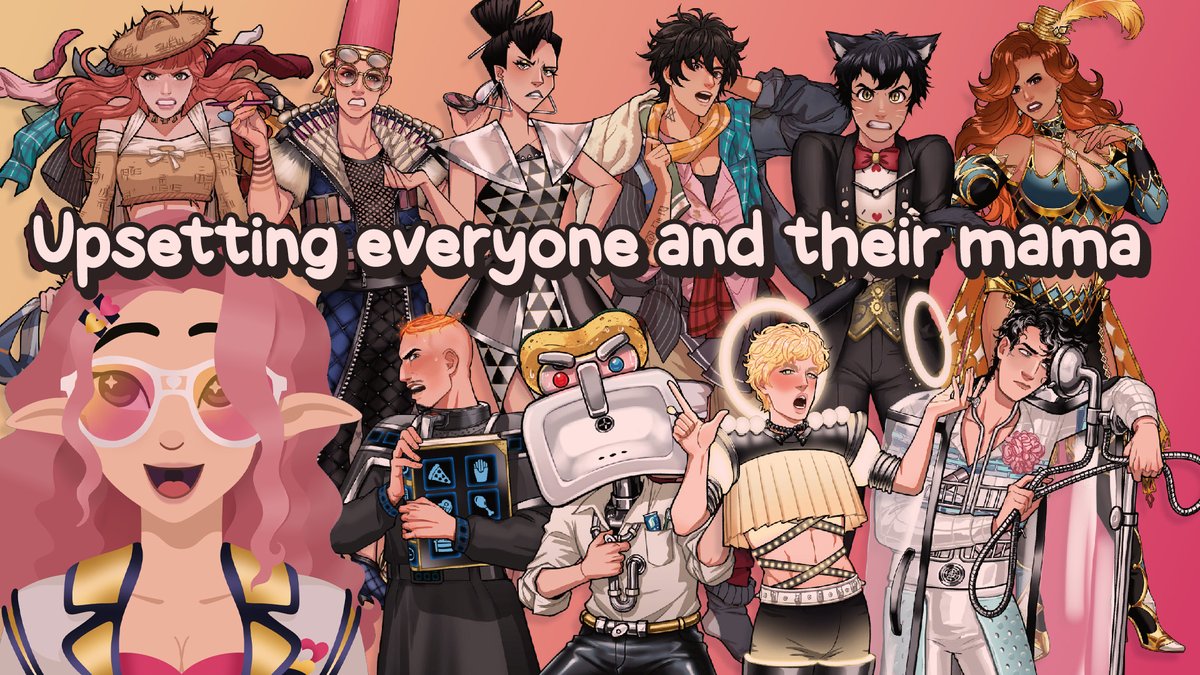 i love this vod thumbnail, everyone is so angry lmfao