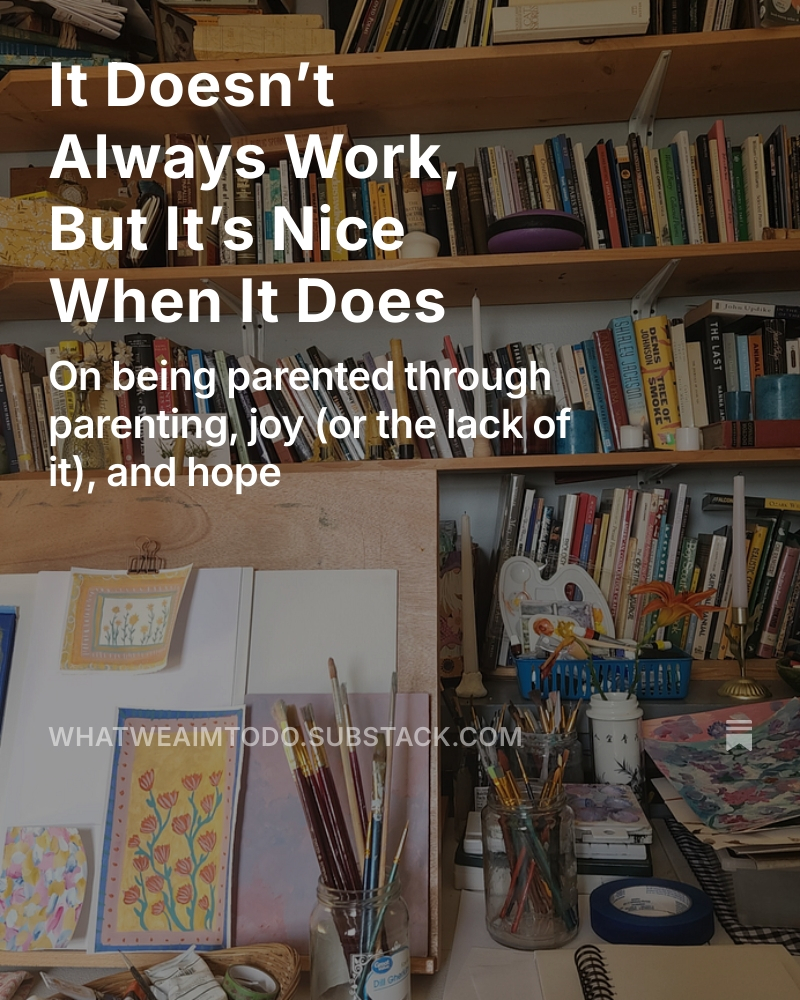 mgnchols's tweet image. It Doesn’t Always Work, But It’s Nice When It Does
open.substack.com/pub/whatweaimt…