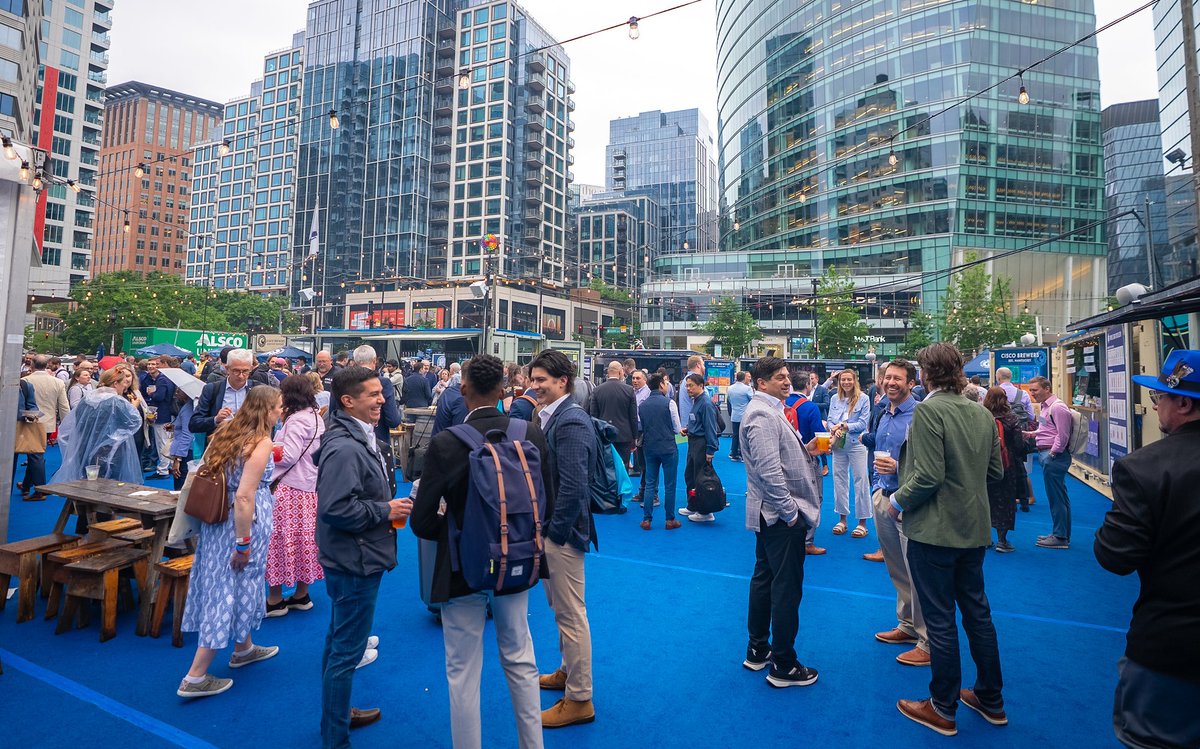 MassBio's tweet image. Last Tuesday we celebrated 40 years of innovation and community at a special evening event during #BIO2025 at Cisco Brewers in the Seaport. Thank you to all of our #MassBioMembers and sponsors.   

📷 View photos from the event: flic.kr/s/aHBqjCj8AA