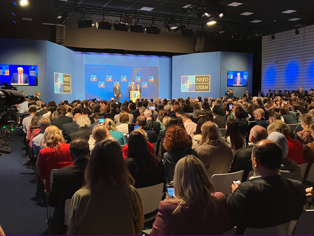 GruijthuijsenMv's tweet photo. Dit is ‘The Hague Defence Commitment’, zegt Trump over de nieuwe afspraken voor Defensie-uitgaven tijdens de #NATOSummit https://t.co/hRvZXjnOzU