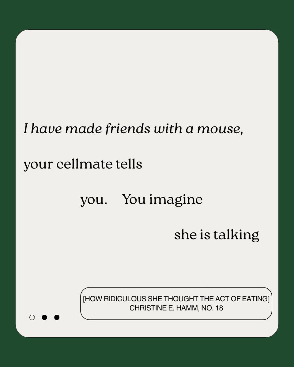 MudRoomMag's tweet image. This poem by @deadkitty12 is “part of a series based on [her] studies of insane asylums for women in Great Britain and America during the late 19th century.&quot;

Read the full poem here, as well as the rest of its context limited by the Twitter word count.

mudroommag.com/christine-e-ha…