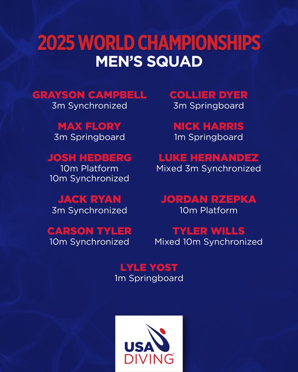 USADiving's tweet image. Singapore squad is set 🔒

One month from today, these 28 athletes and coaches will represent Team USA at the Diving World Championships!